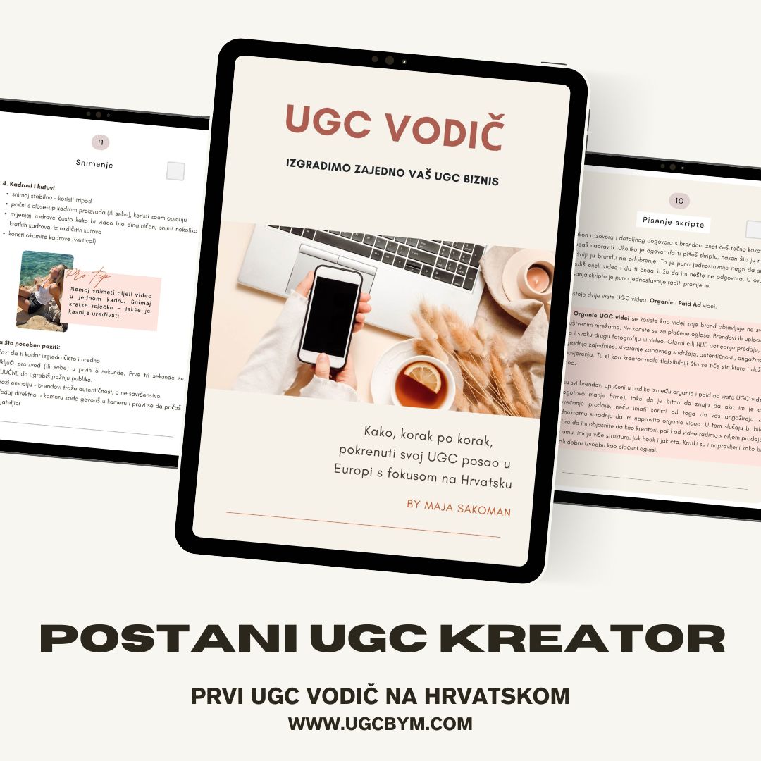 UGC vodič + 2 coaching call-a free