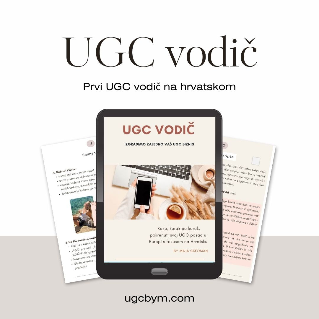 UGC vodič + 2 coaching call-a free